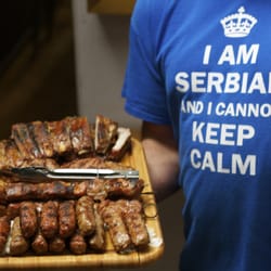 Kaffana - Traditional Meat Platter featuring Ribs, Cevapcici, Pork skewers and Pljeskavica (beef and pork patties)