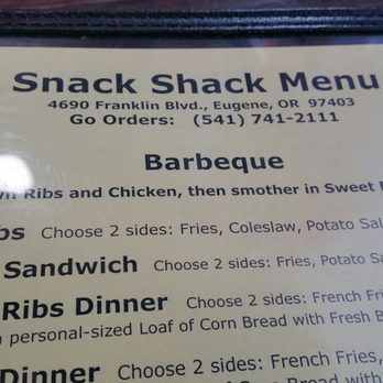 Snack Shack - Diners Near Me - Eugene, Oregon