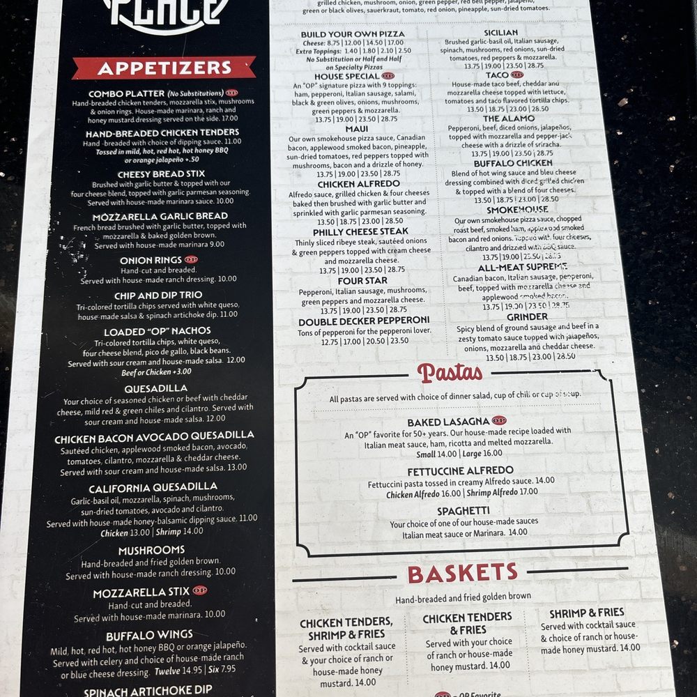 The Other Place - menu front - American Near Me - Belton, Missouri The Other Place - menu front - American Near Me - Belton, Missouri