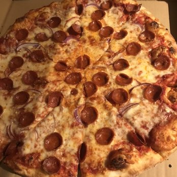 Hippizzazz - Pepperoni, garlic and onion. - Pizza Near Me - Sebastopol, California Hippizzazz - Pepperoni, garlic and onion. - Pizza Near Me - Sebastopol, California
