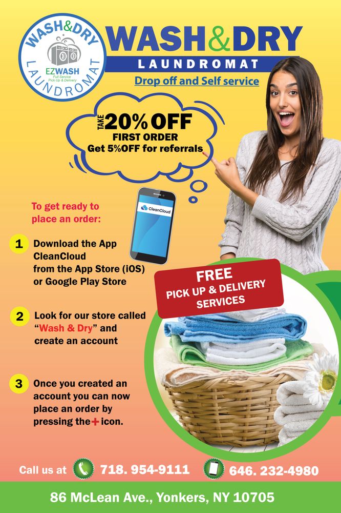 WASH & DRY Updated June 2024 86 Mclean Ave, Yonkers, New York