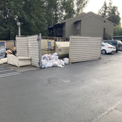 Pioneer Ridge Apartment - Most weeks trash looks like this.