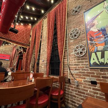 Darryl's Wood Fired Grill - Interior - cinema section decor - New American Near Me - Greensboro, North Carolina