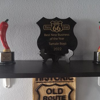 Tamale Boyz - Trophies for the Tamale Boyz award winning sauces. - Mexican Near Me - Tulsa, Oklahoma Tamale Boyz - Trophies for the Tamale Boyz award winning sauces. - Mexican Near Me - Tulsa, Oklahoma