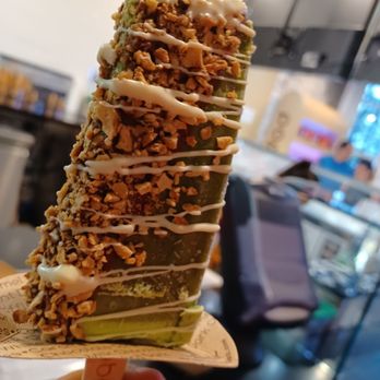 Popbar - New Orleans - Green tea crunch is both delicious and gorgeous - Gelato Near Me - New Orleans, Louisiana Popbar - New Orleans - Green tea crunch is both delicious and gorgeous - Gelato Near Me - New Orleans, Louisiana