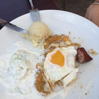Abigails Restaurant - Pork topped with cheese and egg. - Modern European Near Me - Linden, New Jersey