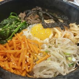 Hot Stone Bowl Bibimbap Hot Stone Bowl Bibimbap