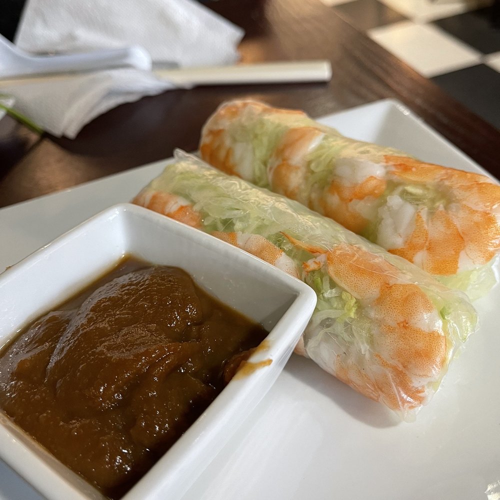 A6. Goi Cuon Tom - Shrimp Spring Rolls with peanut sauce A6. Goi Cuon Tom - Shrimp Spring Rolls with peanut sauce