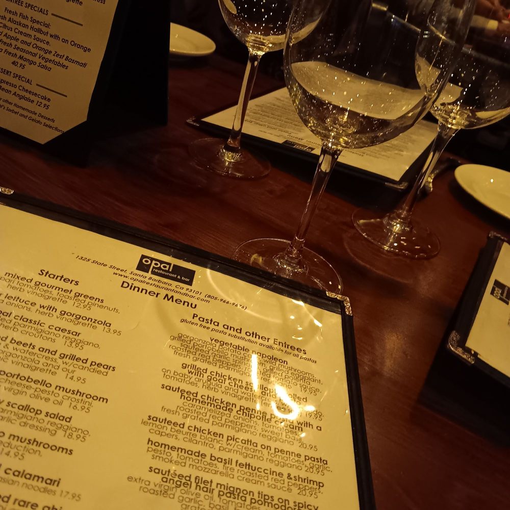 Opal - Opal menu - Seafood Near Me - Santa Barbara, California Opal - Opal menu - Seafood Near Me - Santa Barbara, California