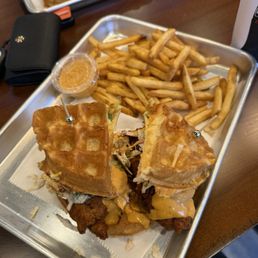 Clucking Waffle Sandwich