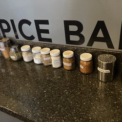 Pickford Film Center - Many available spices for your popcorn