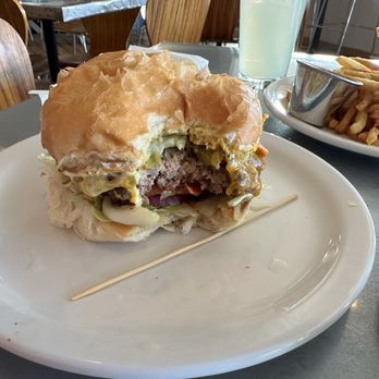 Holy Burgers - Green Chile Cheeseburger yum - Burgers Near Me - Albuquerque, New Mexico