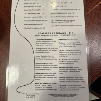 Class VI Wine & Charcuterie - Drink Menu - Wine Bars Near Me - DeKalb, Illinois