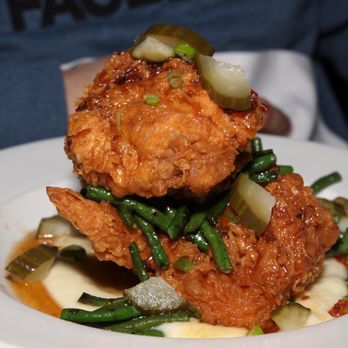 Community Tavern - Chicken, love those pickles! - New American Near Me - Chicago, Illinois
