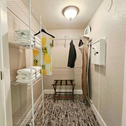 Monster Reservations Group - Super spacious walk in closet with everything you need.