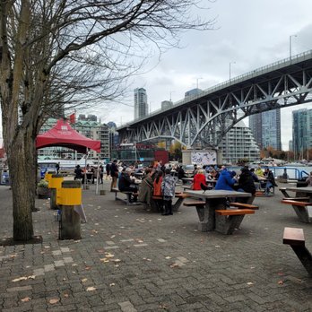 Granville Island - outside eating area - Shopping Centers Near Me - Vancouver, British Columbia