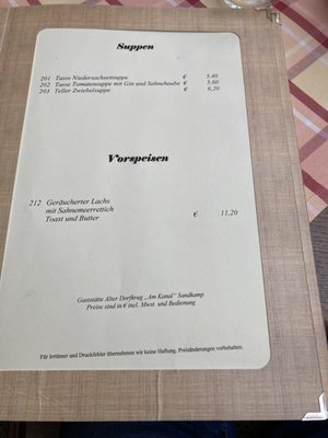 Menu photo 8 Alter Dorfkrug Wolfsburg, NI