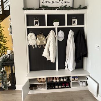 Closet Factory - More shoes can be stored with very deep cabinet space and deep seating area - Home Organization Near Me - elk grove, California