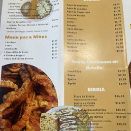 More menu pictures
