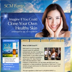 Grey Visual Design - Website design for cosmetic product