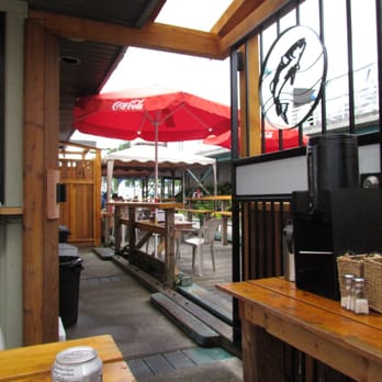Trollers Fish & Chips - View from interior seating - Seafood Near Me - Nanaimo, British Columbia Trollers Fish & Chips - View from interior seating - Seafood Near Me - Nanaimo, British Columbia