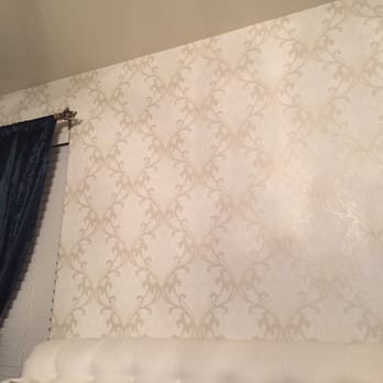 Wallpaper Installation By Robert Leon - Wallpaper with a sparkle shimmer installed by Robert Leon - Wallpapering Near Me