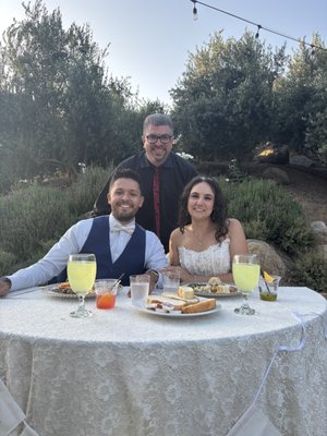 Connecting with Our Clients - We take pictures with every one of our clients. We concider you family the moment that contract is signed. We love each of our clients and we cherish these memories too.