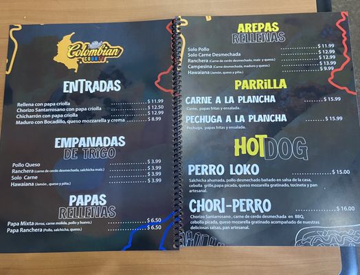 Menu photo 1 Colombian County Roy, UT