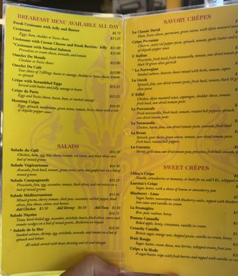 Menu photo 1 Le Café Crêpe Austin, TX Menu photo 1 Le Café Crêpe Austin, TX