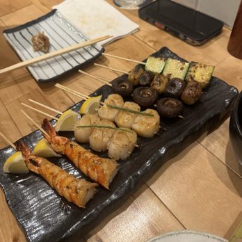 zoku - Shrimp, scallops , mushroom , potatoes and zucchini - Izakaya Near Me - Redondo Beach, California zoku - Shrimp, scallops , mushroom , potatoes and zucchini - Izakaya Near Me - Redondo Beach, California