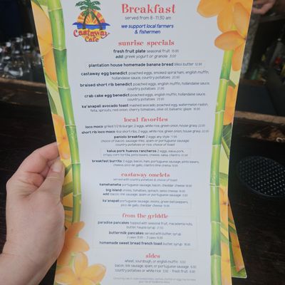 Menu photo 3 Castaway Cafe Lahaina, HI Menu photo 3 Castaway Cafe Lahaina, HI