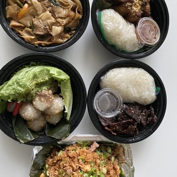 Ahhan Lao Kitchen - The spread, looks much more appealing than it tastes. - Laotian Near Me - Austin, Texas