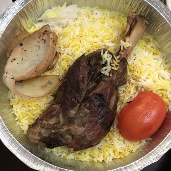King Kabab - Lamb Shank with rice - Mediterranean Near Me - South Charleston, West Virginia