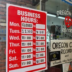 Oregon City Records - Hours