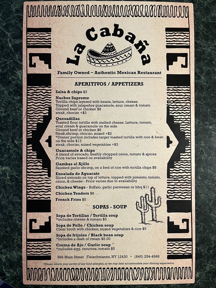 La Cabana Mexican Restaurant & Bar