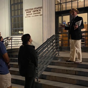 Haunted Whittier - We stopped at the 1930s Post Office to hear a story of the ghost who still "manages" the place. - Walking Tours Near Me