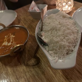 Kinara Indian Cuisine - Butter chicken and basmati rice. - Indian Near Me - Vancouver, British Columbia Kinara Indian Cuisine - Butter chicken and basmati rice. - Indian Near Me - Vancouver, British Columbia