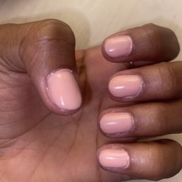 messy gel nails