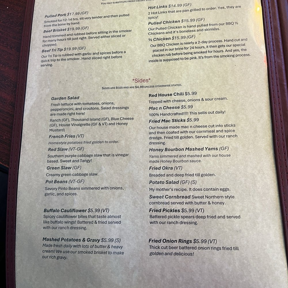 Red House BBQ - Menu - Barbeque Near Me - Tehachapi, California Red House BBQ - Menu - Barbeque Near Me - Tehachapi, California