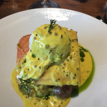 The Alden - Salmon with Poached Egg - New American Near Me - Chamblee, Georgia The Alden - Salmon with Poached Egg - New American Near Me - Chamblee, Georgia