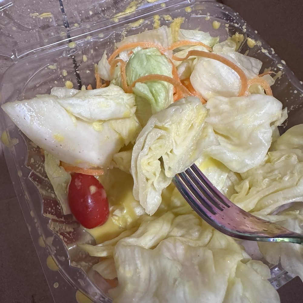 It's all thick flavorless lettuce stems It's all thick flavorless lettuce stems