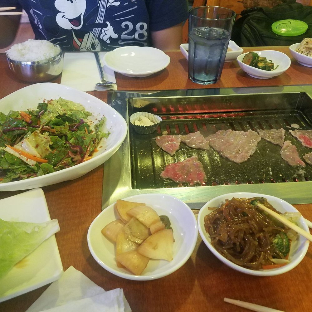 Spoon Bunsik - The beef skirt and sides with the seasoned lettuce on point! - Korean Near Me - Ewa Beach, Hawaii Spoon Bunsik - The beef skirt and sides with the seasoned lettuce on point! - Korean Near Me - Ewa Beach, Hawaii