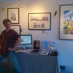 Edinburgh College Of Art - Ollie and his illustrative art!
