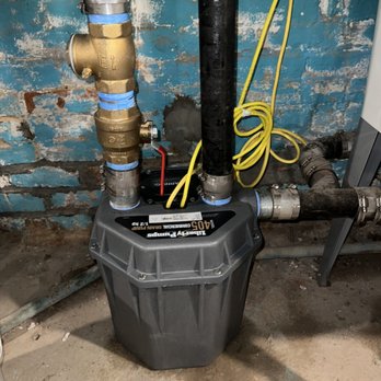 Intrepidus Piping & Heating Services - New Ejector Pump Install for Basement Washer & Slop Sink - Plumbing Near Me Intrepidus Piping & Heating Services - New Ejector Pump Install for Basement Washer & Slop Sink - Plumbing Near Me