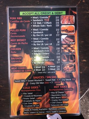 Menu photo 1 Smokey Trails BBQ Miami, FL