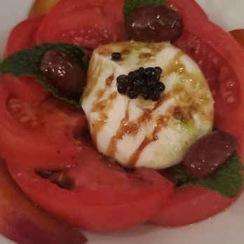 Bnapoli Italian - Our Caprese with peaches and grapes - Italian Near Me - West Springfield, Massachusetts Bnapoli Italian - Our Caprese with peaches and grapes - Italian Near Me - West Springfield, Massachusetts