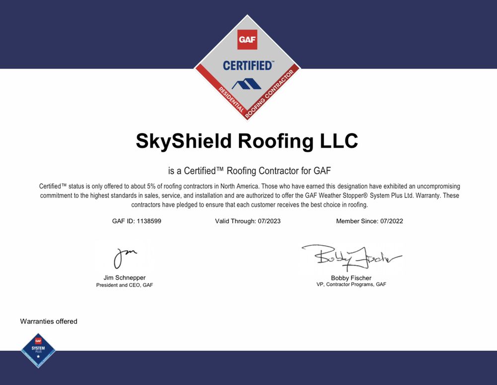 Slide of ProShield Roofing