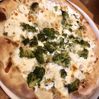 La Piazza - White Pizza With Broccoli - Italian Near Me - Melville, New York La Piazza - White Pizza With Broccoli - Italian Near Me - Melville, New York