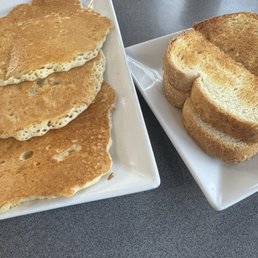 Pancakes and toast Pancakes and toast
