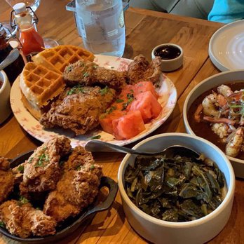 Yardbird - Chicken n waffles, collard greens, shrimp n grits, extra recommend chicken, corn. - Southern Near Me - Los Angeles, California